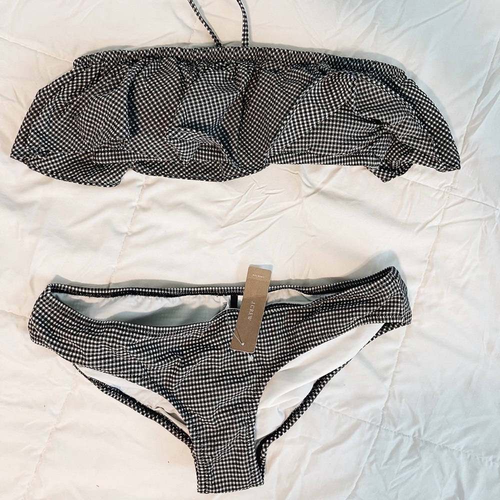NWT J.Crew Gingham Bikini